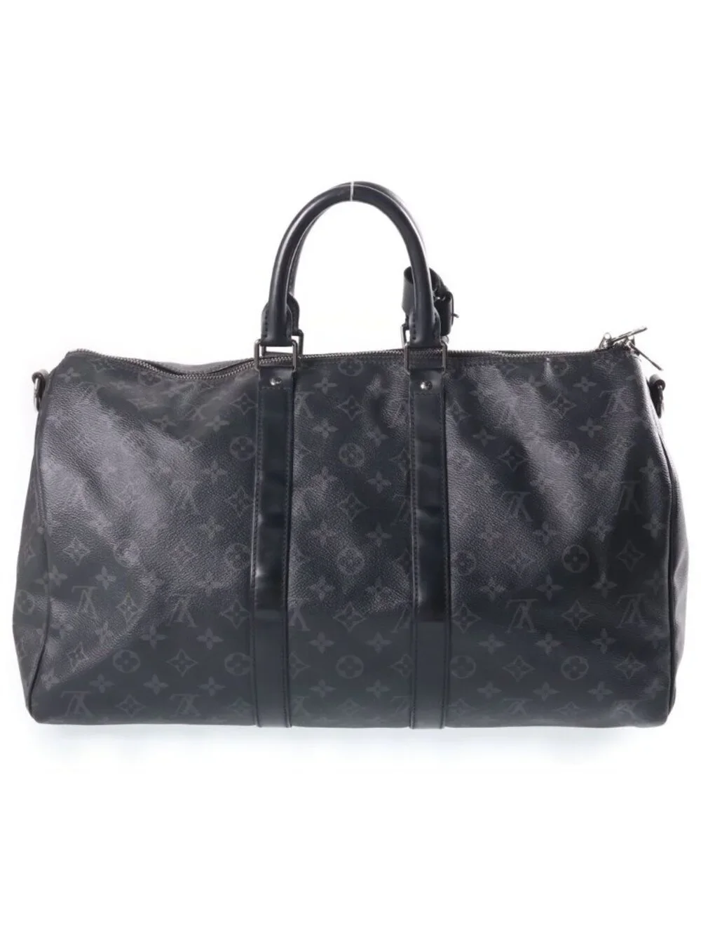 Louis Vuitton 45 Hand Boston Bag Leather Black